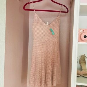 Pink polka dot Dress